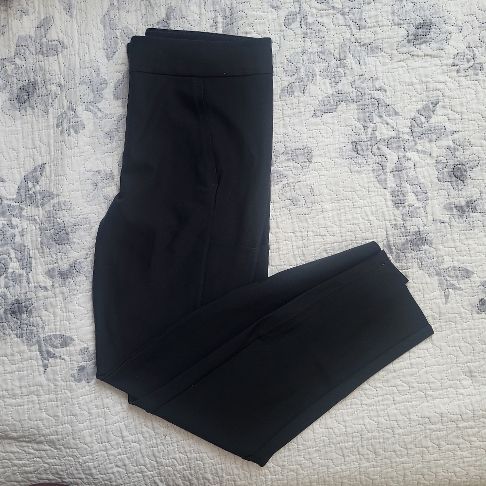Black Athleta Stellar Trouser Capri Business Casual Pants Size 8